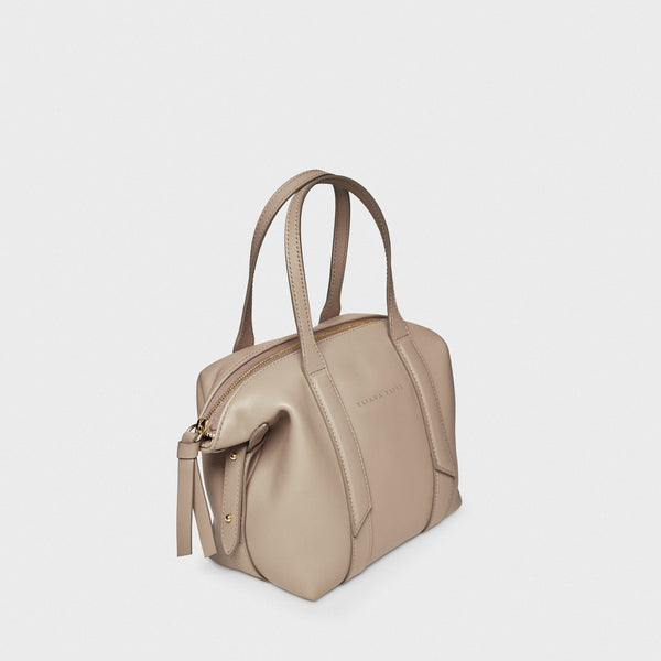 Bolso satchel Mini Carmen taupe