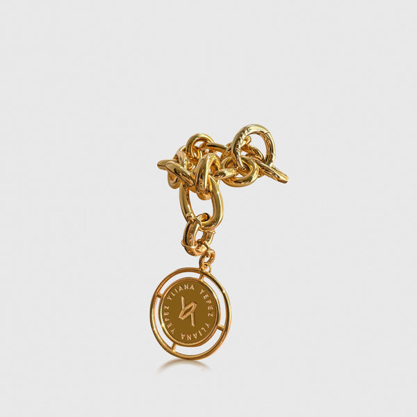Lulu Bracelet with Medallion Gold
