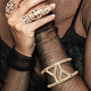 Icon Bracelet Crystal Gold