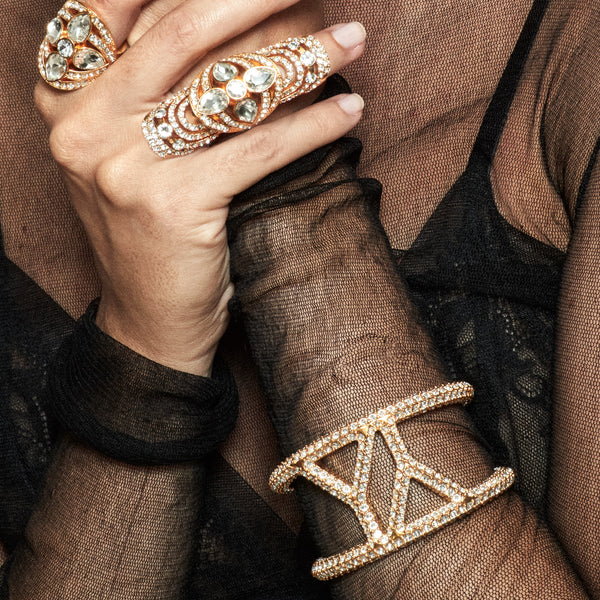 Icon Bracelet Crystal Gold