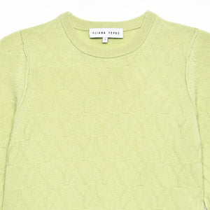 YLIANA YEPEZ Logomania sweater