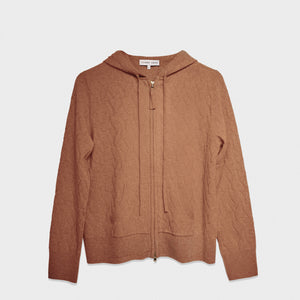 Zip Hoodie YY Logomania Camel