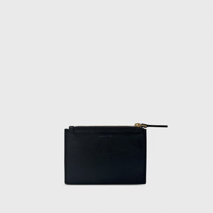 Zipped Card Case Black