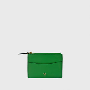 Zipped Card Case Green