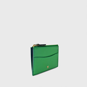 Zipped Card Case Green