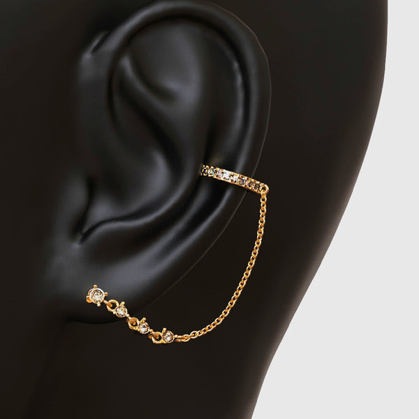 Ear Cuff one gold YLIANA YEPEZ