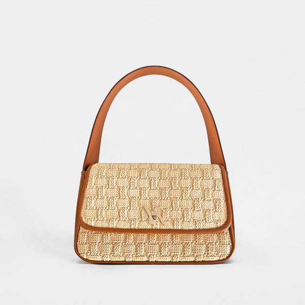 Lulu raffia natural hobo