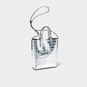 Mini Sarah Tote Silver