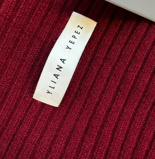 Neck Warmer Cashmere Bordeaux