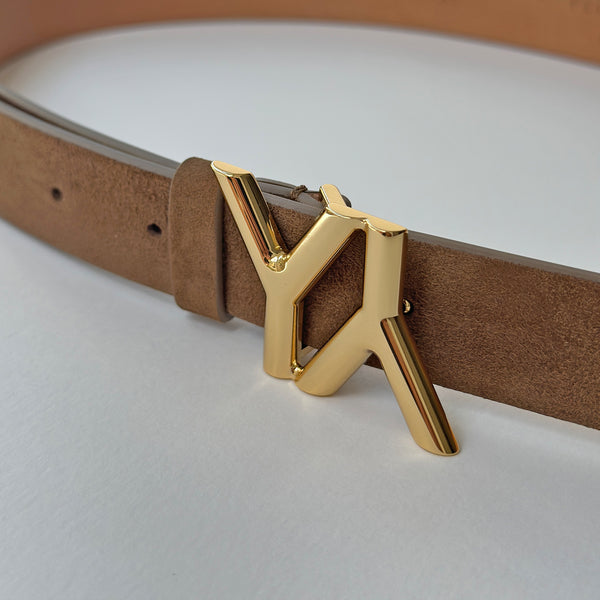 Mini Icon Belt Sepia