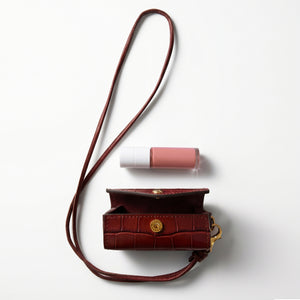Lipstick Case Croc Brick