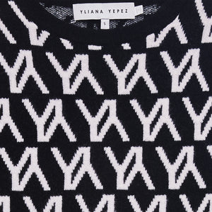 Gamma Sweater Black/White