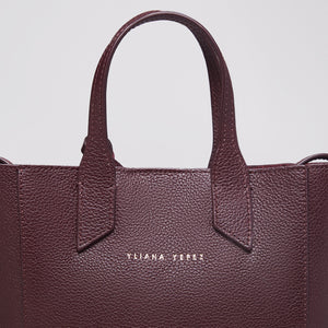 Mini Sarah Tote Bordeaux