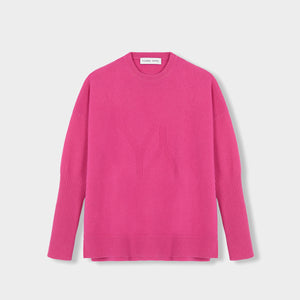 Boxy Sweater Fuchsia
