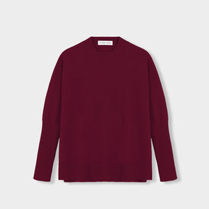 Boxy sweater Bordeaux