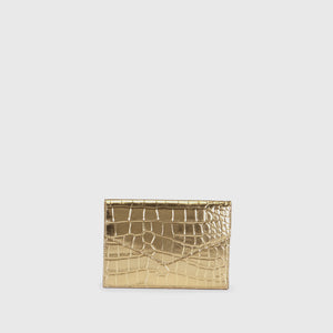 Pouch Croc Gold