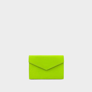 Pouch Croc Neon Lime