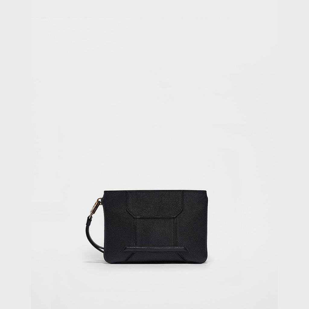 Rio leather clutch bag