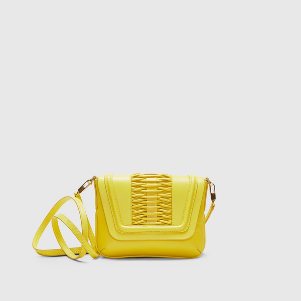 YLIANA YEPEZ handbags fabiana clutch braided leather canary