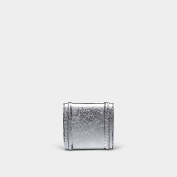 Mini Giovanna Pocket plateado metalizado