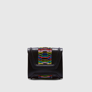 YLIANA YEPEZ handbags Mini Giovanna clutch braided multicolor