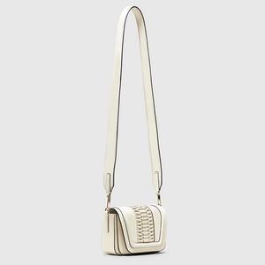 YLIANA YEPEZ handbags mini eugenia clutch braided leather off white