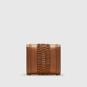 YLIANA YEPEZ handbags Mini Giovanna clutch braided camel