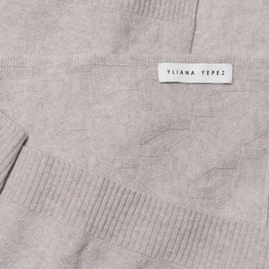 Baby Blanket YY Logomania Light Grey