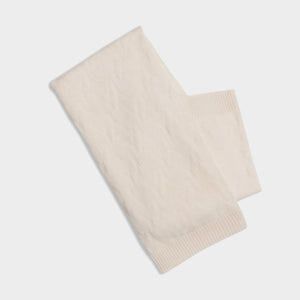 Manta Bebé cachemira off white YY Logomanía