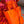 Mini Sarah orange neon tote